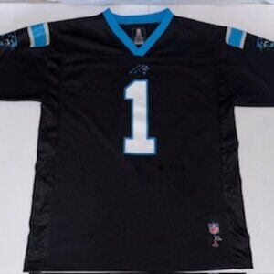 NFL Team Apparel Youth, Carolina Panthers Jersey, Size L,